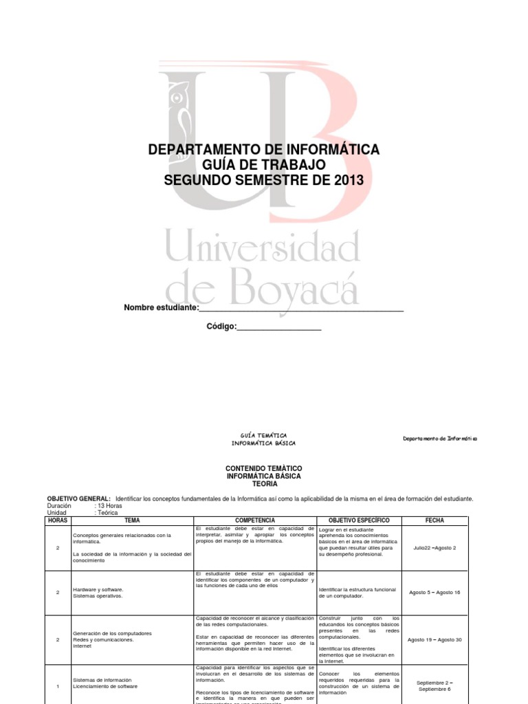 Guía Informática Básica Pdf Red Mundial Internet Y Web