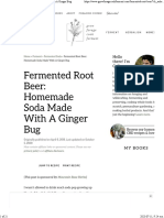Fermented Root Beer Homemade Soda Made With A Ginger Bug