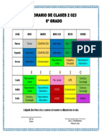 Horario de Clases - MPQ - 2023