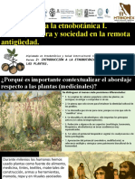 MTHNomex. Introducción A La Etnobotánica 1. Plantas, Cultura y Sociedad