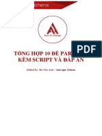 Tổng Hợp 10 Đề Part 1 + 2 Kèm Script Và Đáp Án