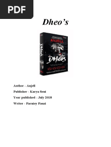 Novel Dheo's