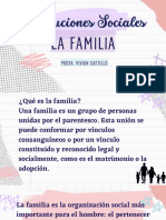 Instituciones Sociales - La Familia