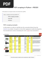 22 Project 3 PDF Scraping in Python REGEX