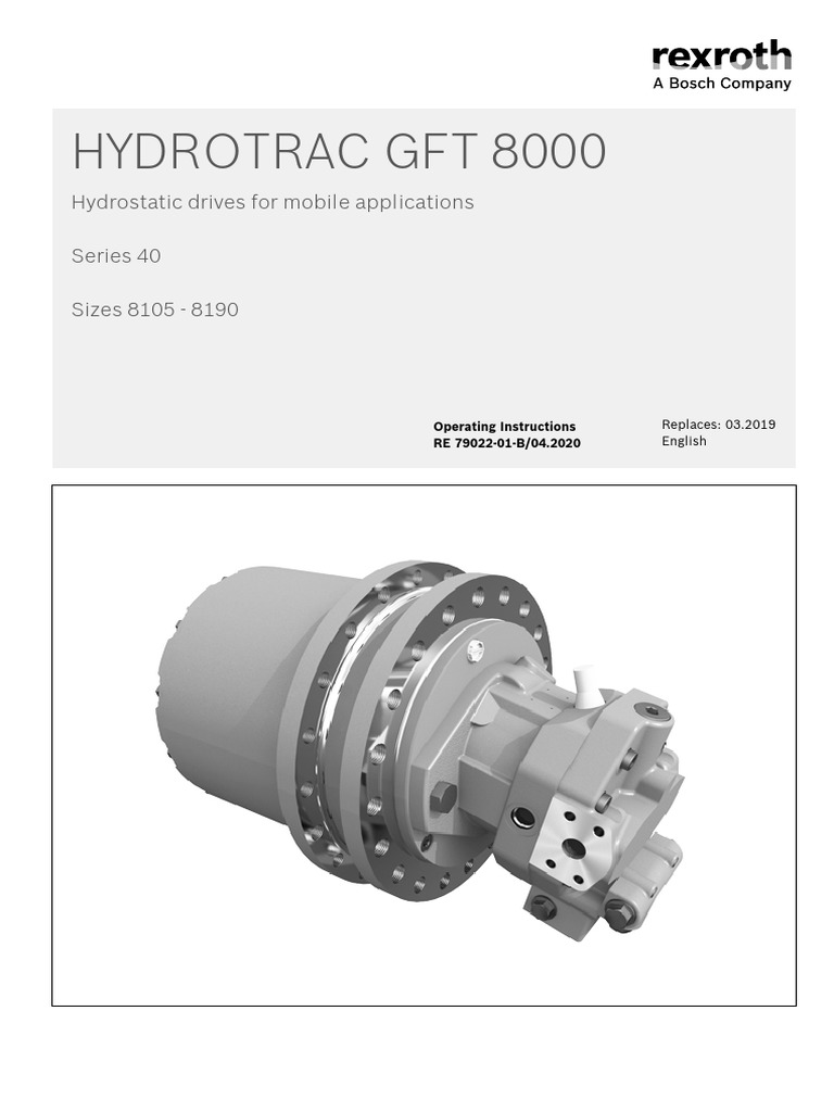 Hydrotrac GFT 8000 Operating Guide | PDF | Safety | Mechanical Engineering