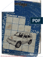 Kia Sportage 1994 Workshop Manual Modified