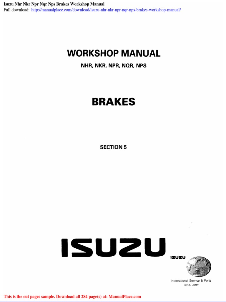 2012 ISUZU NPR WORKSHOP MANUAL PDF FREE DOWNLOAD visual data 6