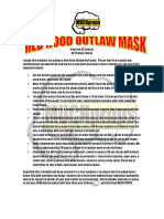 Red Hood Outlaw Mask Template