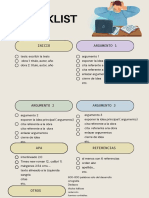 Checklist Proyecto