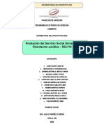 Prestacion de Servicio Social Univercitario en Orientacion Juridica SSU VII Y VIII