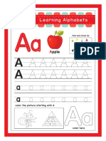 Alphabet Activity Tracing Worksheets