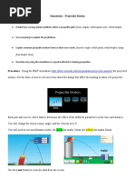 Projectile Simulation