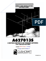 Projeto de Antenas 6m - 2m - 70cm - em - UMA