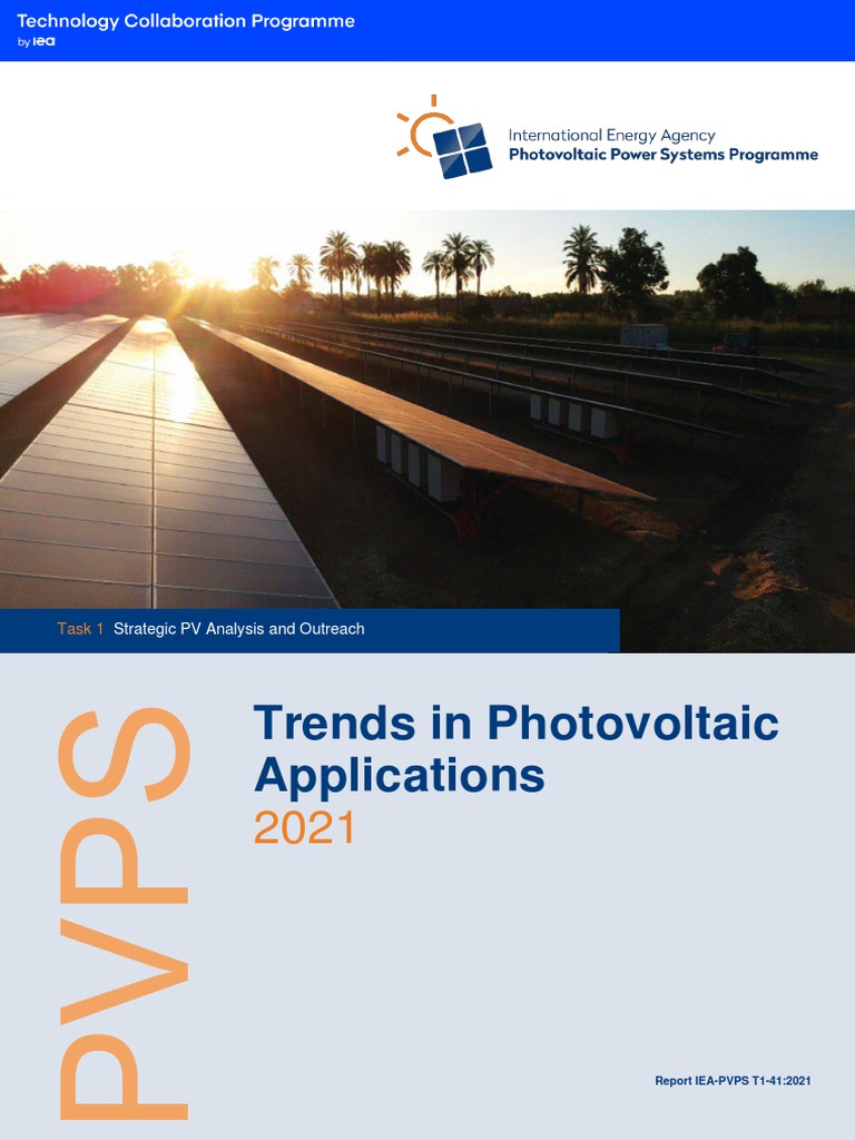 Iea Pvps Trends Report 2021 1 | PDF | Thin Film Solar Cell | Photovoltaics