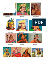 Dibujos de Los Incas