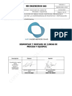 3045359-Mec-C-Pr07 Procedimiento para Montaje y Desmontaje de Spools (Lineas de Proceso)
