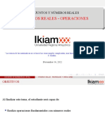 1 - 2 - 2 Números Reales - Operaciones Con Números Reales