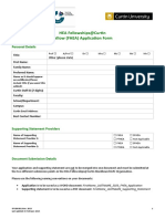Application Form FHEA 2023