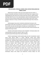 Download Implikasi Model Personal  Model Sosial Kepada Pengajaran Dan Pembelajaran Sylvester Jonny by Sylvester J Cielo SN65848618 doc pdf