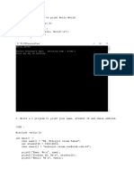 Assignment-2 Intro To C Programming