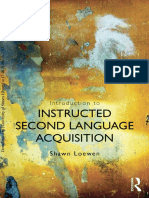 Introduction To Instructed Second Language Acquisition (Shawn Loewen)