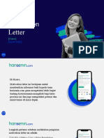 Motivation Letter - Template (Salin Slide Ini Dan Jadikan PDF