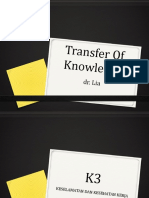 Transfer of Knowledge