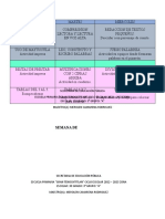 Actividades Semana Del 10 Al 12 de Julio