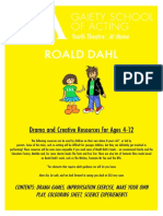 Drama and Creative Resources For Ages 4-12 - Roald Dahl