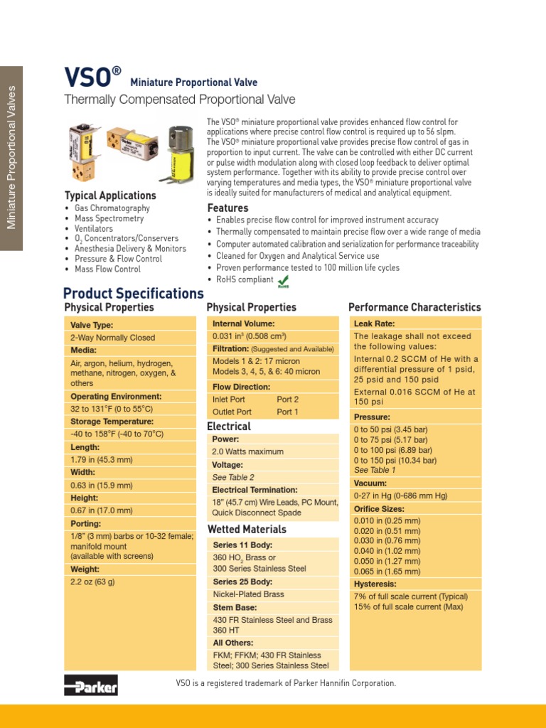 VSO Data Sheet - 20191101 | PDF