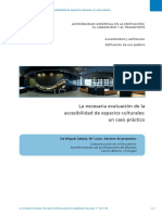 La Necesaria Evaluación de La Accesibilidad Espacios Culturales