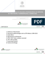 Capacitación Del Sistema de Vigilancia Epidemiológica de Defectos de Tubo Neural y Craneofaciales