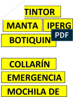 Panel de Emergencia