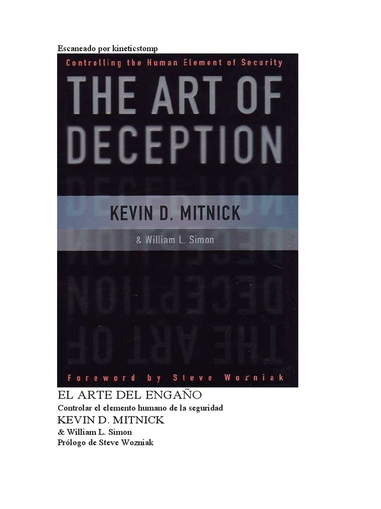 Kevin Mitnick - The Art of Deception Es | PDF | Ingeniería Social ...
