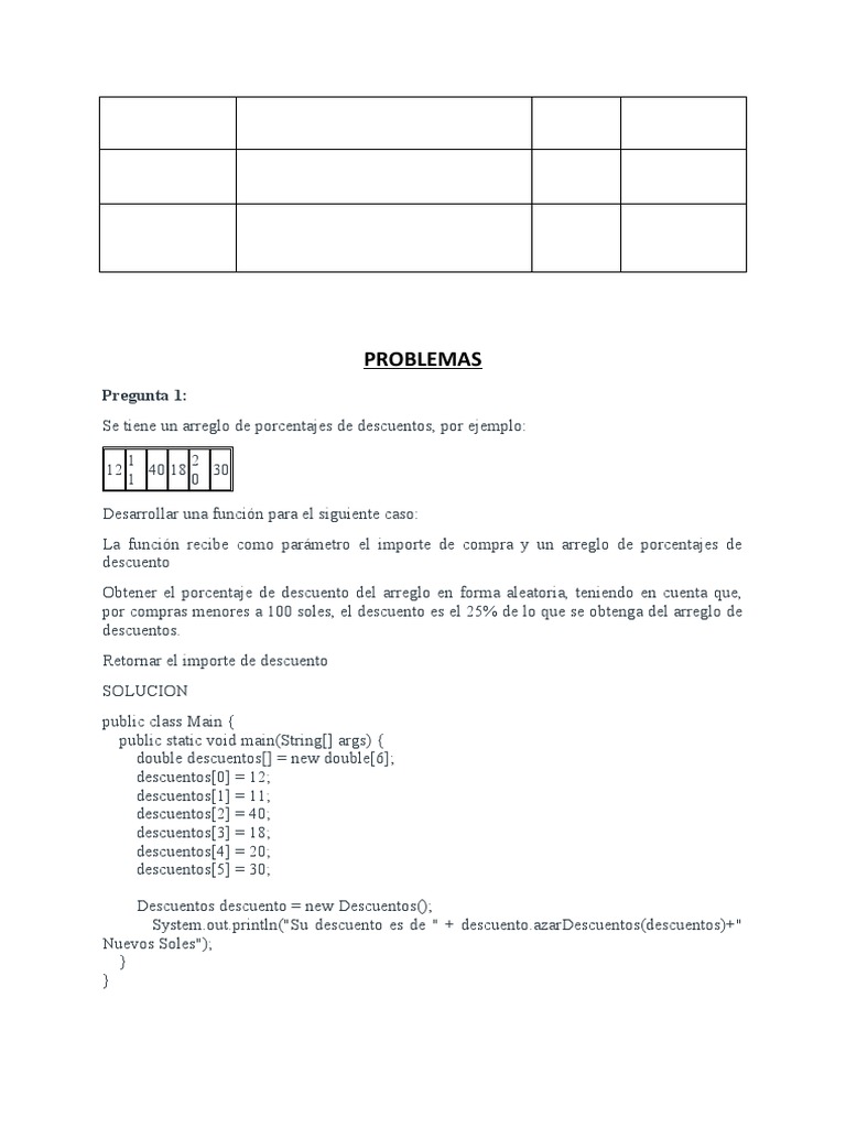 Taller de Programacion Balota 3 | PDF | Java (lenguaje de programación ...