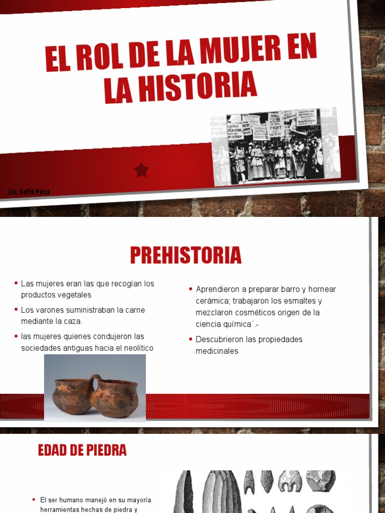 El Rol de La Mujer en La Historia | PDF | Mujer | Neolítico