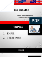 Business Email and Telephone PP