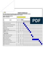 Cronograma de Actividades Obra Huanta