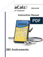 AquaCalc 5000 Advanced Manual 8c