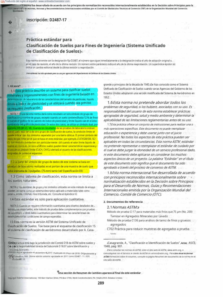 Astm d2487 17 en es pdf