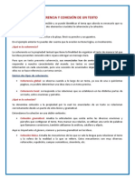 2do COHERENCIA Y COHESIÓN DE UN TEXTO