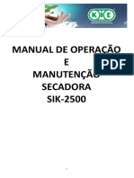 Manual Sik-2500 Autolimpante Versão 12-13