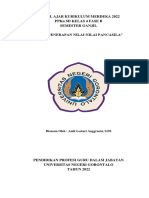 Modul Ajar Kurikulum Merdeka 2022 PPKN SD Kelas 4 Fase B Semester Ganjil Bab 1 "Penerapan Nilai-Nilai Pancasila"