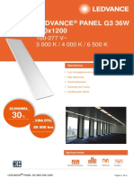Ficha Tecnica Panel g3 36w 30x1.20 Ledvance