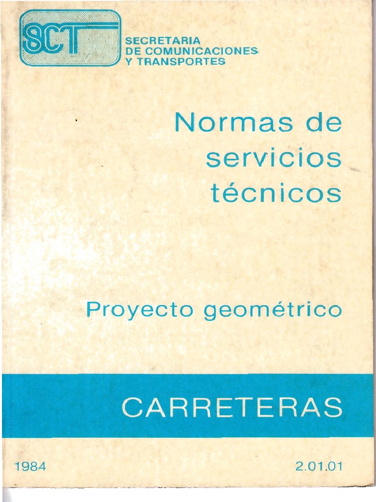 NORMAS SCT Servicios Tecnicos 1984 | PDF