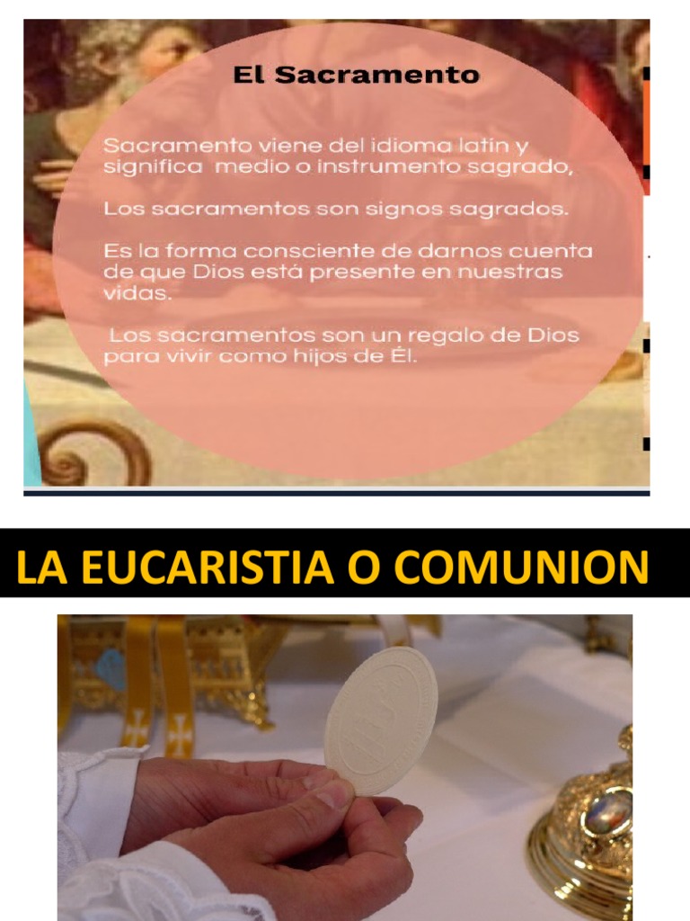 Eucaristia o Comunion | PDF