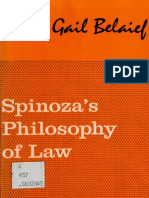 Spinoza S Philosophy of Law Belaief Gail 1971 PDF Annas Archive
