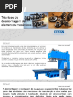 Aula 20 - Técnicas de Desmontagem de Elementos de Máquinas