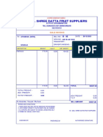 Maha. Shree Datta Fruit Suppliers: Sale Invoice