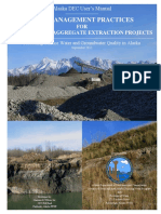 Gravel Rock Extraction BMP Manual